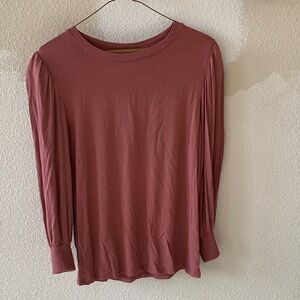 Tahari Long Sleeve Top - Mauve